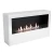 Chimenea de Bioetanol para Suelo en Blanco de ScandiFlames