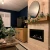 Chimenea de bioetanol doble de pared negra ScandiFlames
