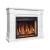 ArtiFlame Boston AF28S blanca - Diseño elegante