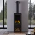 Bramshaw - Chimenea eléctrica portátil con almacenamiento