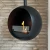 Chimenea de bioetanol montada en el techo en ScandiFlames Edmonton