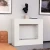 MILANO de Elementi Fires en blanco crema, chimenea de bioetanol portátil de diseño elegante y moderno