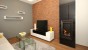 Biocheminea horizontal chimenea de bioetanol para decorar