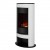 Verdi Opti-Myst chimenea blanca - Estufa de vapor de agua y luz LED