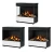 Dimplex 3 Step - Chimenea de vapor de agua empotrada