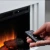 Unity de Dimplex - Chimenea eléctrica con marco blanco