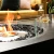 Mesa Martini 50 con chimenea de bioetanol de EcoSmart