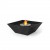 Nova 600 - Chimenea de Bioetanol Exterior de EcoSmart en blanco, negro y gris