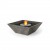 Nova 600 - Chimenea de Bioetanol Exterior de EcoSmart en blanco, negro y gris