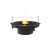 Round 20 EcoSmart - Chimenea de bioetanol redonda en acero y negro