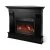 ArtiFlame Albion Corner AF23S - Chimenea eléctrica marrón oscuro