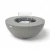 Mesa de bioetanol ROCA en color gris espacial de Elementi Fires, elegante y funcional para exteriores