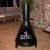Salem - Chimenea de bioetanol estilo estufa de leña en acero negro de ScandiFlames