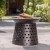 Cesta de leña Fremont para exterior jardín y patio