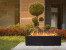 Chimenea de gas exterior Planika Galio con sistema de control automático
