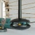 Perola Plus Titanio Negro - Chimenea de bioetanol de techo circular