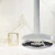 Chimenea de bioetanol de techo Perola en color blanco