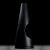 Archimedes Titanio Negro - Chimenea de bioetanol de pie con diseño moderno y elegante