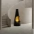 Archimedes Titanio Negro - Chimenea de bioetanol de pie con diseño moderno y elegante