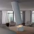 Chimenea de bioetanol de techo Contour 13 en blanco