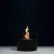 Chimenea de bioetanol Contour en negro, diseño portátil y moderno