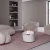 Chimenea de bioetanol Contour en color blanco, diseño portátil y moderno