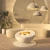 Mileto Chimenea de bioetanol en blanco con diseño moderno y portátil