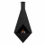 Chimenea de bioetanol de techo Pythagoras Titanio Negro