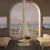 Chimenea de bioetanol Thales - Blanco suspendida