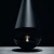 Thales Titanio Negro - Chimenea de bioetanol de techo moderna