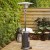 Calefactor de Patio Sargas de Sunred en gris con diseño moderno y potente calefacción de 14 kW