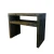 Mesa de láminas de madera negra de Kabeltromlen para uso exterior