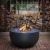 Mesa Cocoon Bowl Negra de Happy Cocooning