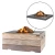 Chimenea de gas en para ma rectangular - Única y sencilla estufa para interiores y exteriores. Salón Comedor Jardín y Patio. Dis
