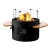 Mesa Cocoon Redonda Negra de Happy Cocooning