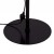 Soporte HEAT1 con pie fijo en color negro para calentadores eléctricos exteriores