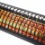 Calefactor exterior HEAT1 ECO High-line 2000W en negro montado en pared