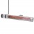 Calefactor exterior HEAT1 ECO High-line 2000W en titanio montado en pared