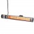 Calefactor exterior HEAT1 ECO High-line 2000W en titanio montado en pared