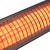 Calefactor exterior HEAT1 ECO High-line 2000W en titanio montado en pared