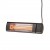 Calefactor exterior HEAT1 ECO High-line 1500W antracita montado en pared