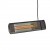 Calefactor exterior HEAT1 ECO High-line 1500W antracita montado en pared