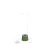 SPIN Air 900 Verde de höfats, chimenea de bioetanol de sobremesa de diseño elegante y compacto con llama giratoria y funcionamie