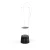 SPIN Air 1200 de Höfats, chimenea de bioetanol de sobremesa negra con diseño cilíndrico y llama giratoria decorativa.