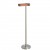 Calefactor de patio eléctrico de suelo 1500 W, GT, plateado