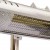 Calefactor de patio eléctrico de suelo 1500 W, GT, plateado