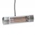 Calefactor exterior eléctrico de pared 1500 W, 51 cm