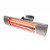 Calefactor exterior eléctrico de pared 1500 W, 51 cm