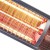 Calefactor exterior eléctrico de pared 500/1000/1500 W