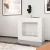 MILANO de Elementi Fires en blanco crema, chimenea de bioetanol portátil de diseño elegante y moderno